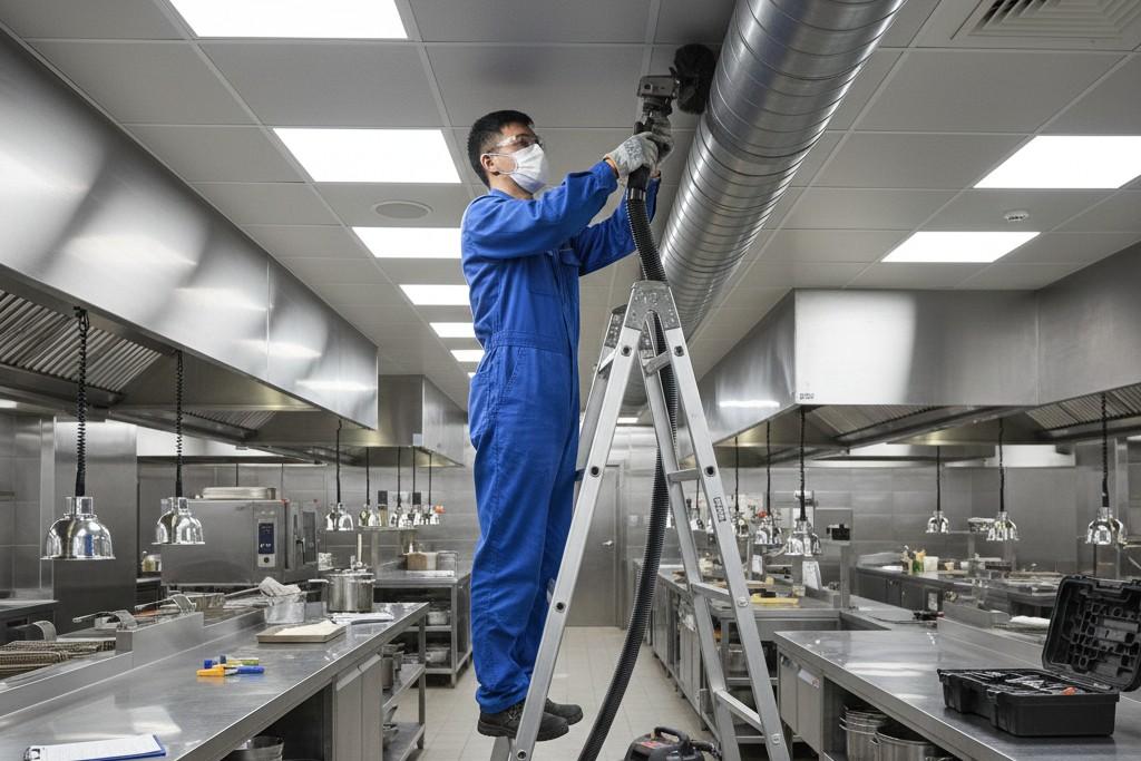 pemasangan ducting dapur