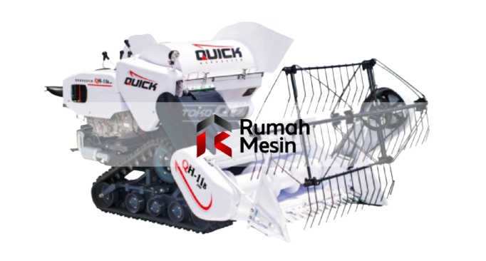 Mesin combine harvester untuk petani