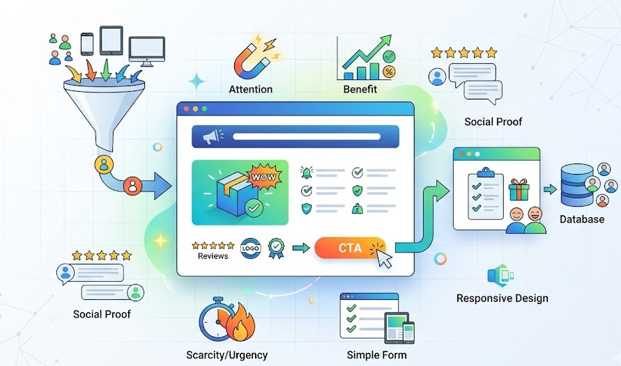 teknik marketing landing page