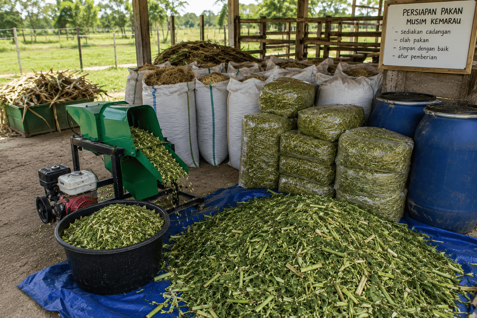 cara membuat pakan ternak fermentasi